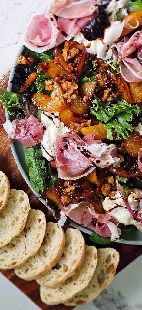 Burrata Bruschetta/Salad (Quick 15 minutes recipe)