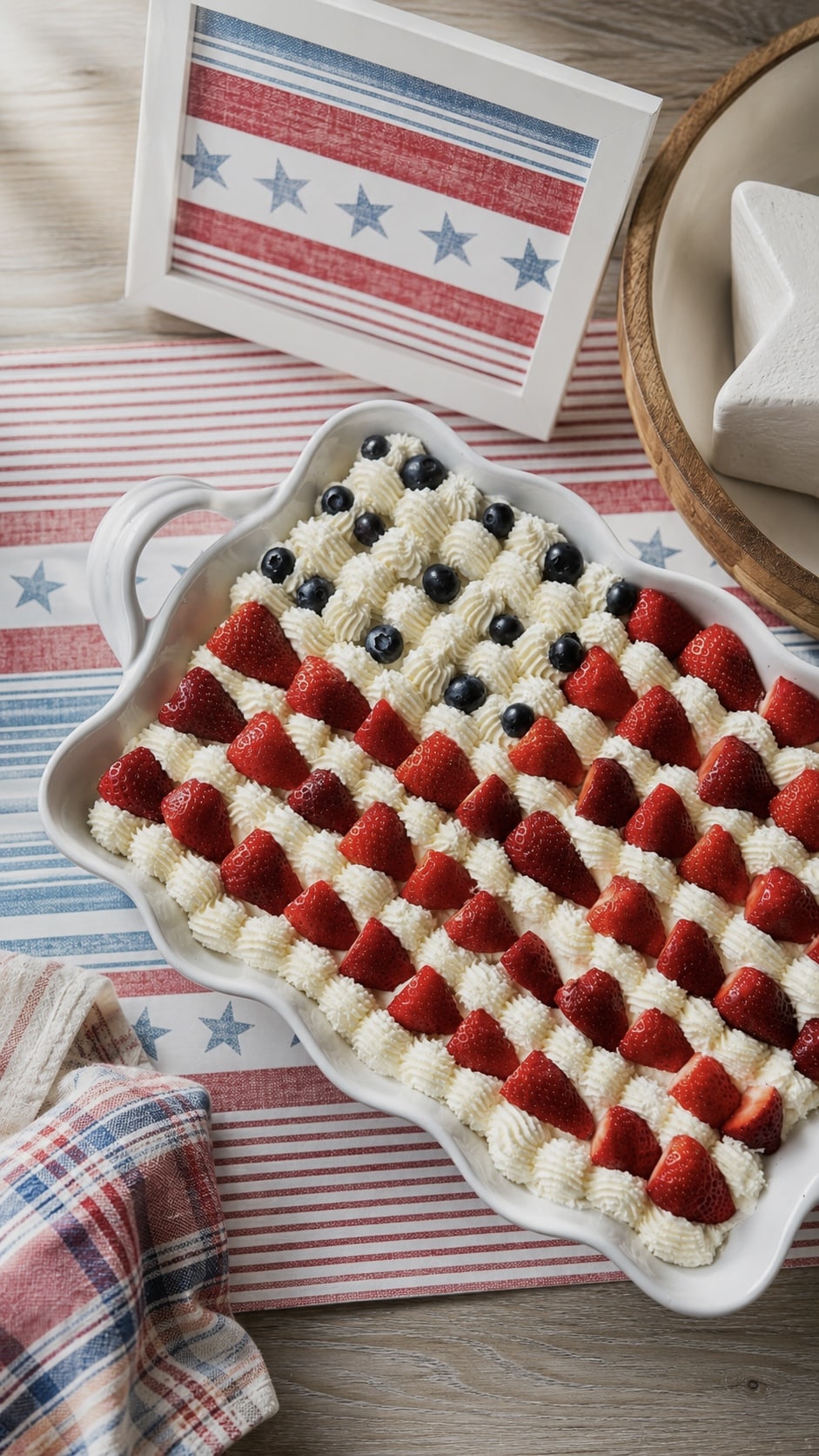 american flag cake