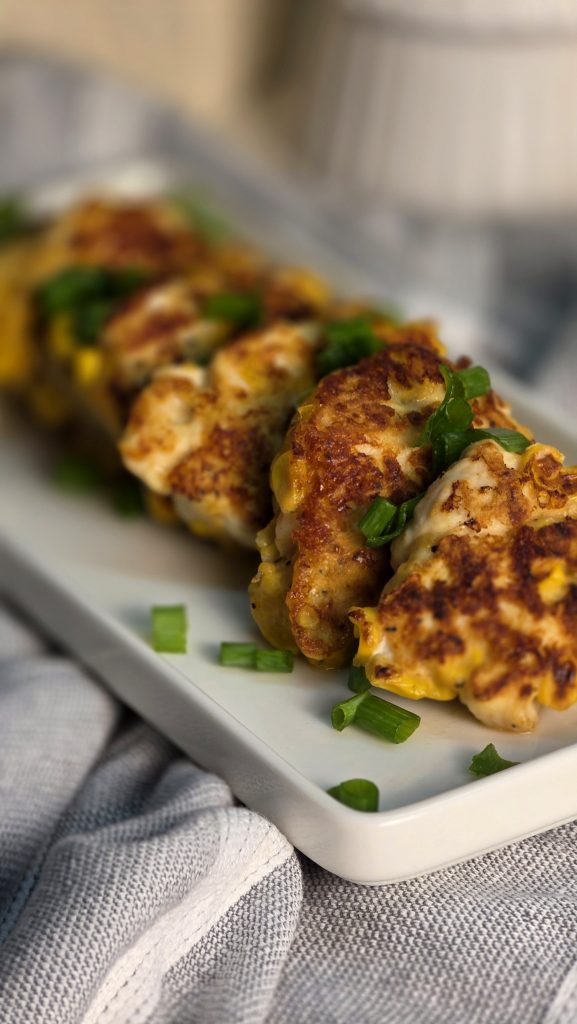 Chopped Chicken Fritters