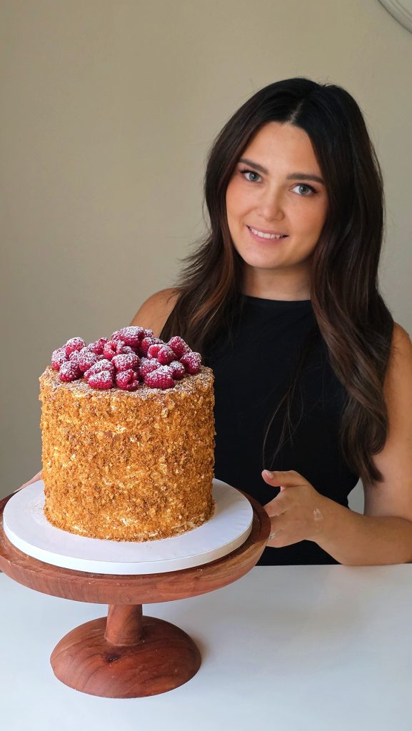 This Easy No-Rolling Honey Cake (Medovik)