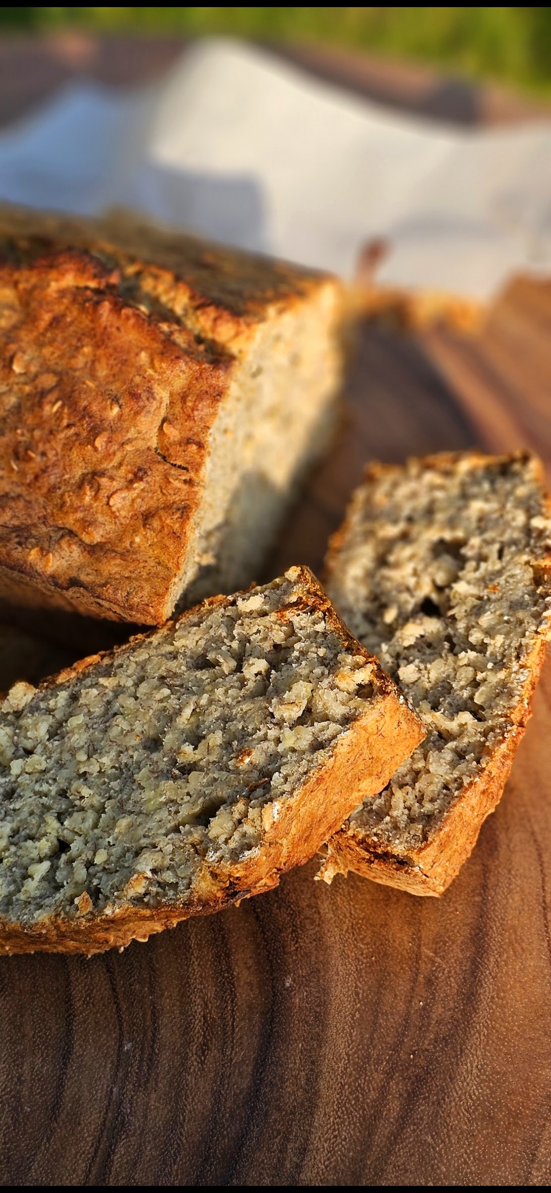 Oat banana bread