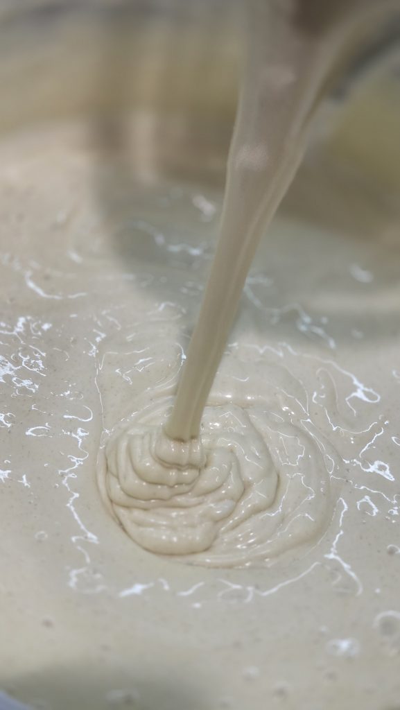 sponge cake batter