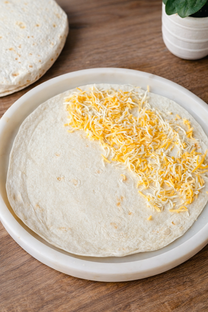 Quick and easy ground beef quesadillas made with simple ingredients in one skillet.
