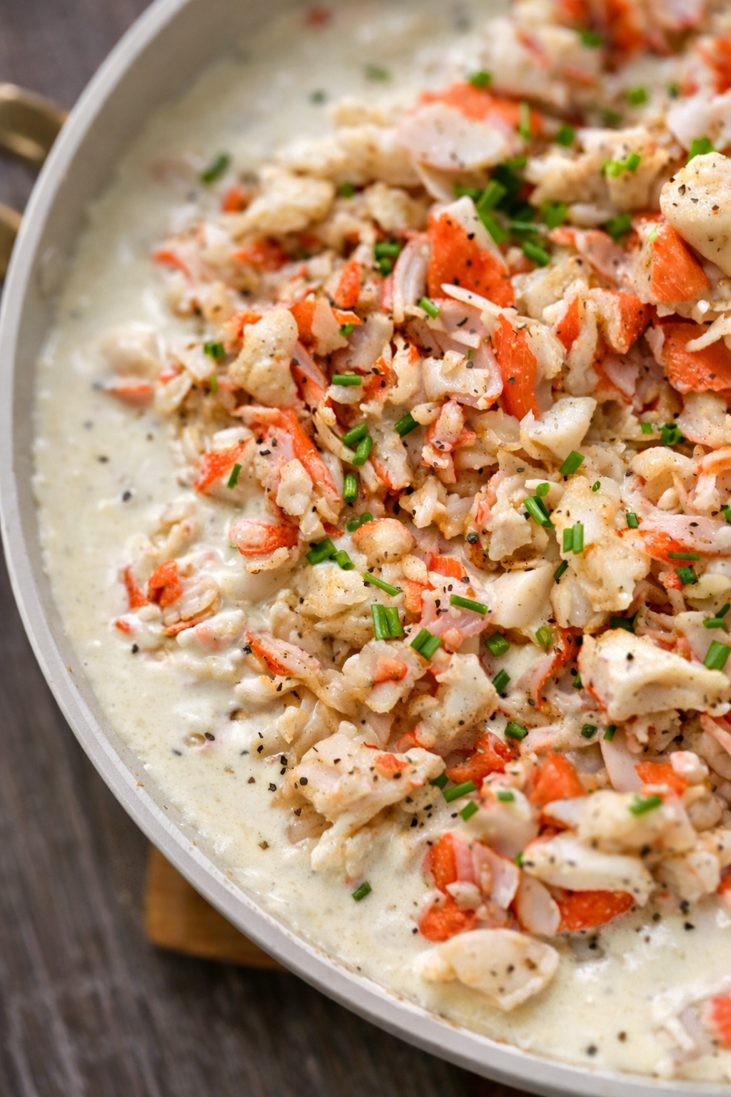 Easy One-Pan Creamy Garlic Parmesan Imitation Crab Recipe
