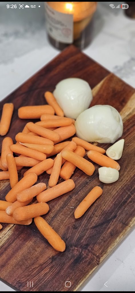 sauté onions and carrots