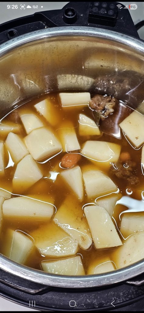 Fall-Apart Tender Pressure Cooker Beef with Potatoes