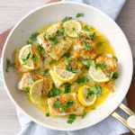 Remove from heat and sprinkle with fresh parsley or dill.