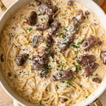 Creamy Garlic Parmesan Lamb Pasta (Juicy, Tender & Ready in 30 Minutes)