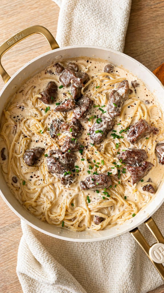 Creamy Garlic Parmesan Lamb Pasta (Juicy, Tender & Ready in 30 Minutes)