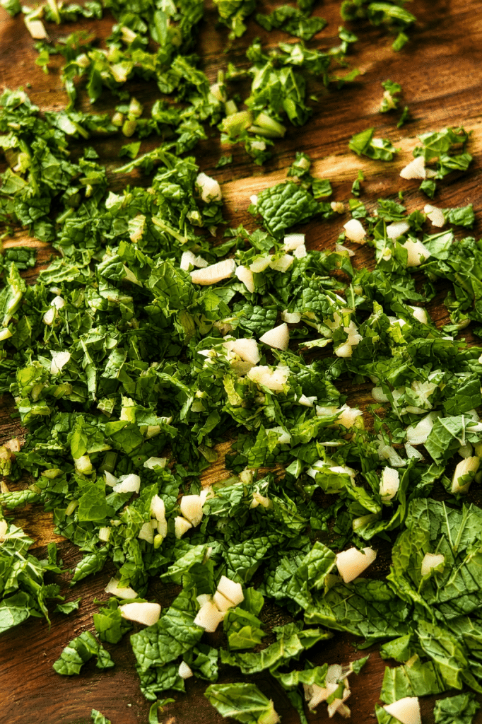 Make the Mint Marinade for lamb an meat
