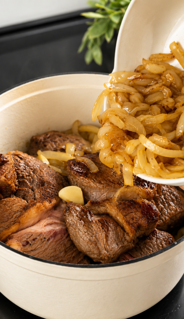 Easy Dutch Oven Braised Beef (Fall-Apart & Juicy)