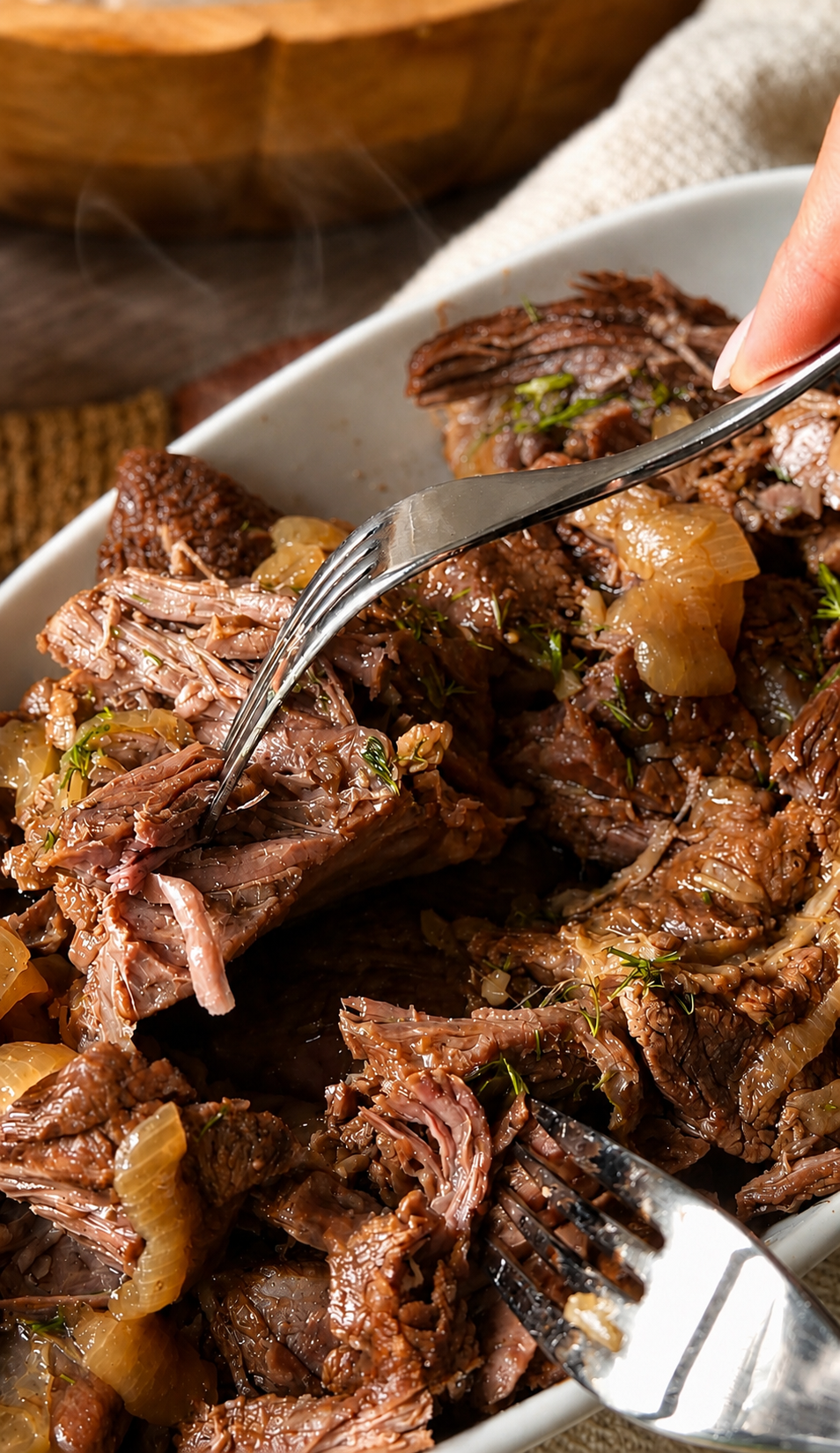 Fall-Apart & Juicy beef in Dutch oven