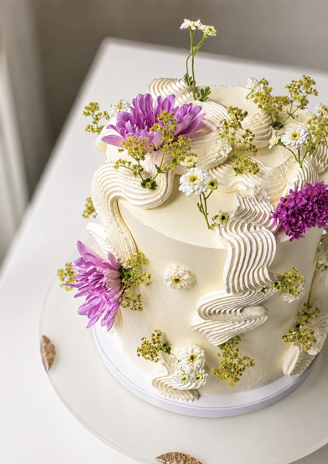 Stable Vanilla Buttercream for Wedding Cakes