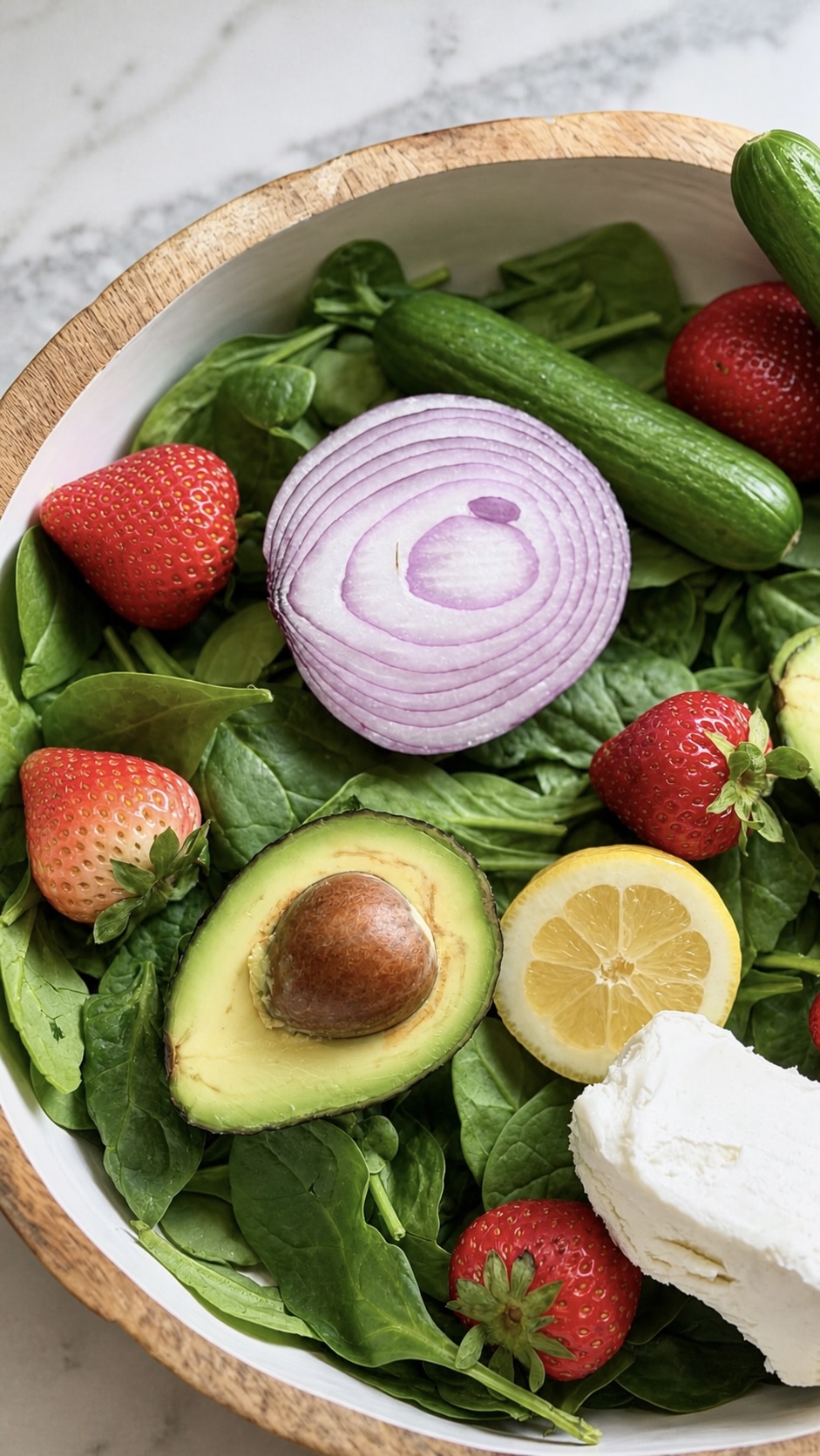 healthy strawberry salad recipe
