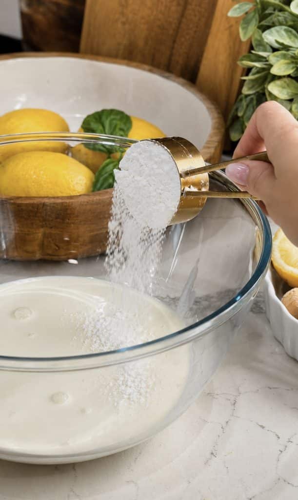 lemon cream for no bake dessert