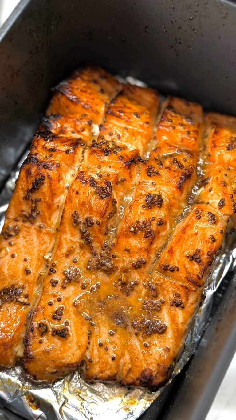 Juicy Honey Salmon in Air Fryer
