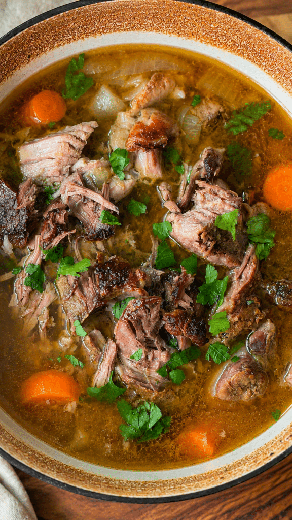 Super Juicy Dutch Oven Braised Lamb