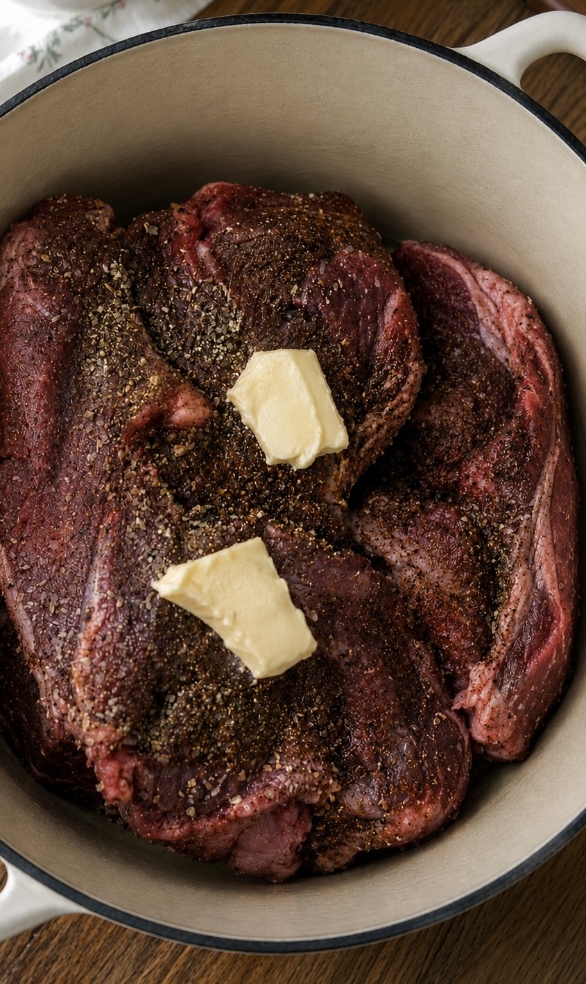 Super Juicy Dutch Oven Braised Lamb sesoning