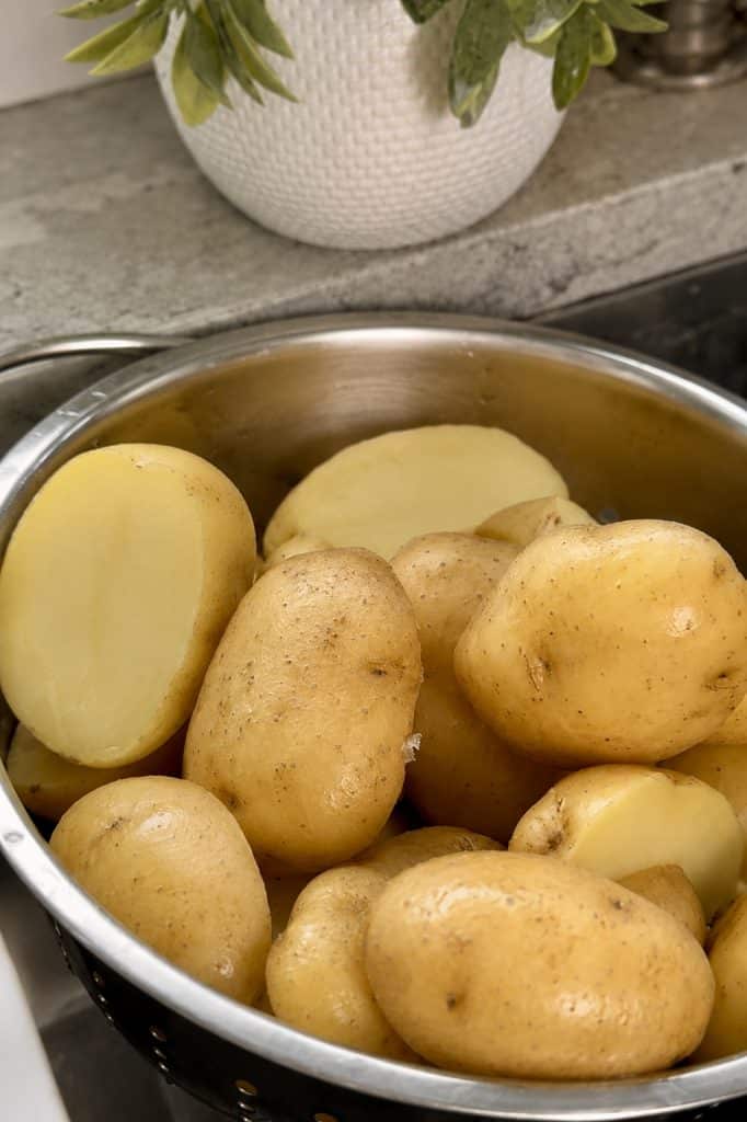 Boiled Then Roasted  Potatoes