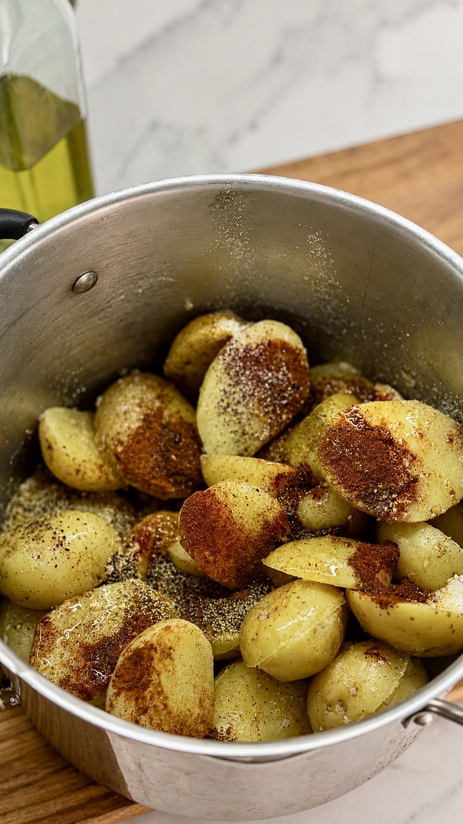 Boiled Then Roasted  Potatoes