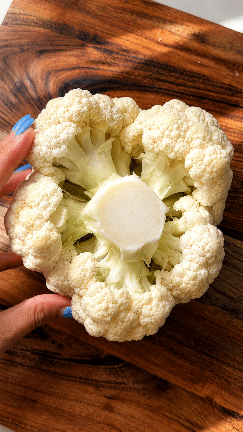 Crispy Oven Roasted Cauliflower Steaks with Creamy Garlic Parmesan Sauce