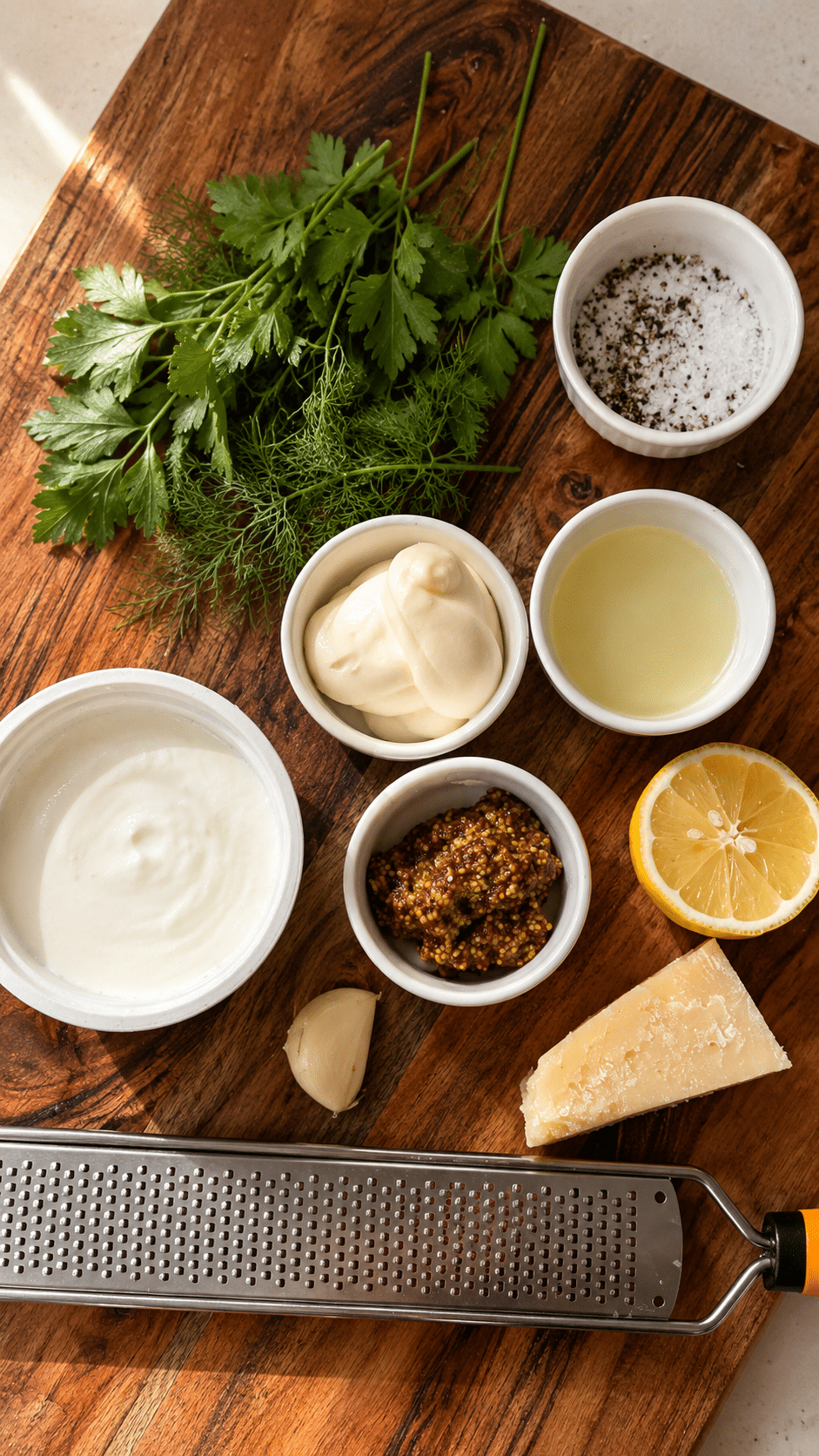 creamy garlic parmesan sauce ingridients
