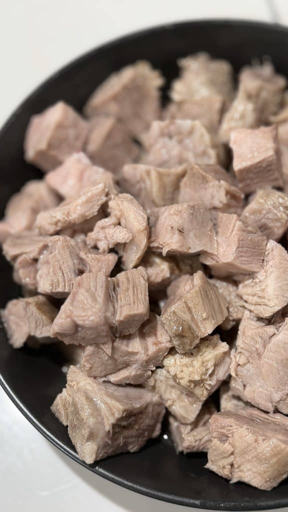 pork for borsch